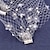 abordables Velos de novia-1 capa Elegante / Perlas Velos de Boda Velos de colorete / Velos de jaula de pájaros con Perlado Artificial / Pétalo Tul