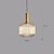abordables Luces colgantes-Lámpara colgante led de 13 cm isla luz vidrio metal electrochapado estilo nórdico moderno 85-265v