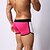 billige Herre badshorts-Herre Badetøj Badeshorts svømmekort Elastisk Talje Farveblok Bogstaver Åndbart Blød Enkel Komfort Hvid Lyserød