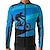 cheap Men&#039;s Jerseys-21Grams Men&#039;s Cycling Jersey Long Sleeve Bike Jersey Top with 3 Rear Pockets Mountain Bike MTB Road Bike Cycling Breathable Moisture Wicking Quick Dry Reflective Strips Yellow Blue Orange Graphic