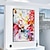 tanie Obrazy abstrakcyjne-ręcznie malowany obraz olejny na ścianę nowoczesny abstrakcyjny kolorowy kwiat płótno z pejzażem malarstwo home decoration decor walcowane obrazy na płótnie