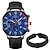ieftine Ceasuri Quartz-Deyros brand fashion ceasuri sport pentru bărbați ceas de mână cu quartz de afaceri pentru bărbați brățară de lux din piele neagră ceas casual luminos pentru bărbați