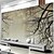 abordables Papel tapiz floral y plantas-Estilo chino estilo retro mural decorativo tinta tv papel tapiz de fondo sala de estudio sala de té tela de pared