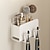 billige Tandbørsteholdere-hvid tandbørstestativ badeværelse toilet ikke perforeret vægmonteret elektrisk mundskyl kop børste kop vægmonteret rum aluminium opbevaringsstativ