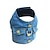 cheap Dog Clothes-Dog Cat Leash Denim Jacket / Jeans Jacket Solid Colored Stylish Ordinary Casual Daily Outdoor Casual Daily Dog Clothes Puppy Clothes Dog Outfits Soft Dark Blue Light Blue Costume for Girl and Boy Dog