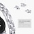 tanie Opaski do zegarków Samsung-Pasek do zegarka na Samsung Watch 6/5/4 40/44mm, Galaxy Watch 5 Pro 45mm, Galaxy Watch 4/6 Classic 42/46/43/47mm, Watch 3, Active 2, Gear S3 S2 Stal nierdzewna Zastąpienie Pasek 20mm 22mm Błyszczący