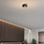 baratos Luzes de teto reguláveis-luzes de teto led reguláveis 9,7 cm led montagem embutida barra de luz de teto 3000-6000k 5w lâmpada acrílica simples para quarto corredor cozinha galeria áreas de tetos baixos preto branco