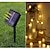 abordables Guirlandes Lumineuses LED-extérieur étanche solaire rose guirlandes lumineuses 12m-100leds 7m-50leds 6.5m-30leds saint valentin fête de mariage décoration de jardin en plein air
