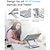 preiswerte Ständer &amp; Kühlpads-Laptop Stand für Schreibtisch Verstellbarer Laptopständer Aluminium Faltbar Alles in einem Verstellbar Laptop Halter Kompatibel mit Kindle Fire iPad Pro MacBook Air Pro 9 bis 15,6 Zoll 17 Zoll