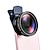 رخيصةأون ملحقات كاميرا الهاتف المحمول-عدسة كاميرا الهاتف عدسة زاوية كبيرة 49 mm 120 ° تصميم جديد إلى عالمي