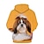 Χαμηλού Κόστους καινοτομία αστεία hoodies &amp; t-shirts-Ζώο Σκύλος Φούτερ με Κουκούλα Κινούμενα σχέδια Μάνγκα Anime 3D Γραφικό Για Για Ζευγάρια Ανδρικά Γυναικεία Ενηλίκων 3D εκτύπωση
