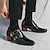 abordables Zapatos Oxford de hombre-Hombre Oxfords Zapatos de Mojes Tallas Grandes Zapatos de incremento de altura Casual Británico Boda Fiesta y Noche Cuero Patentado Cordones Brillante Negro Negro Marrón Primavera Otoño