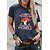 cheap Tees &amp; T Shirts-Women&#039;s T shirt Tee Black Wine Dusty Blue Print Graphic Letter Daily Holiday Short Sleeve Round Neck Basic 100% Cotton Regular Painting S