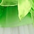 abordables Disfraces de películas y televisión-Campanilla Cuento de Hadas Princesa Tiana Vestido de niña de las flores Disfraz de fiesta temática Conjunto de accesorios Chica Cosplay de película Cosplay Víspera de Todos los Santos Verde Víspera