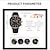 お買い得  クォーツ腕時計-deyros ブランド ファッション メンズ スポーツ ウォッチ男ビジネス クォーツ腕時計高級黒革ブレスレット男性カジュアル発光時計時計