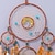 abordables Attrapeurs de rêves-Attrape-rêves fait main cadeau plume crochet fleur carillon éolien avec cinq cercles ornement tenture murale décor art boho style 15x80cm/6&#039;&#039;x31.5&#039;&#039;