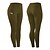 cheap Leggings-Women&#039;s Side Pockets Compression Tights Leggings Base Layer Athletic Athleisure Tummy Control Butt Lift Breathable Cotton Running Jogging Training Sportswear Activewear Solid Colored Deep Green Black