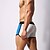 billige Herre badshorts-Herre Badetøj Badeshorts svømmekort Elastisk Talje Farveblok Bogstaver Åndbart Blød Enkel Komfort Hvid Lyserød