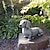 billige hageskulpturer og statuer-dachs-statue hageinnredning minnesmerke hundefigurer valp liggende dekor hagedekorasjon gjør-det-selv-tilbehør hjemmeinnredning