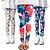 billige Underdele-Børn Pige Leggings Grafisk Mode udendørs 7-13 år Efterår Sort Hvid Lyserød
