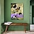 abordables Pinturas famosas-Pintura al óleo hecha a mano lienzo arte de la pared decoración wassily kandinsky abstracto para decoración del hogar enrollado sin marco pintura sin estirar