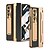 preiswerte Samsung-Handyhülle-Handy Hülle Handyhüllen Für Samsung Galaxy Z Fold 7 Z Fold 5 Z Fold 4 Z Fold 3 Klapphülle Stoßrahmen Flip Vollschutz Einfarbig PC PU-Leder