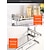 billige Badeværelseshylder-brusekabine flydende hylder med håndklædestang 1-3 lag premium sus 304 moderne rustfrit stål 1 stk vægmonteret