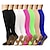 cheap Cycling Socks-Men&#039;s Women&#039;s Socks Compression Socks Cycling Socks Bike / Cycling Breathable Anatomic Design Wearable 3 Pairs Patchwork Nylon Black White Blue S L-XL / Stretchy / Lightweight