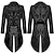 cheap Medieval-Retro Vintage Medieval Steampunk Coat Jacket Tailcoat Outerwear Prince Nobleman Men&#039;s Masquerade Party / Evening Coat