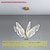 Недорогие Люстры-светодиодный подвесной светильник в виде бабочки, 68 см, одиночный дизайн, металлический светодиод, скандинавский стиль, 220-240 В