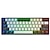 cheap Keyboards-K620 Mini Gaming Mechanical Keyboard green Axis Red Axis 61 Keys RGB Hotswap Type-C Wired Gaming Keyboard PBT Keycaps Ergonomics Keyboards