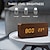 baratos Rádios e Relógios-despertador led mesa de relógio de madeira controle de voz despertador digital de madeira usb/aaa alimentado relógios de mesa eletrônicos