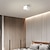 cheap Dimmable Ceiling Lights-LED Ceiling Lights Dimmable 9.7cm LED Flush Mount Ceiling Light Bar 3000-6000K 5W Acrylic Simple Lamp for Bedroom Hallway Kitchen Gallery Low Ceilings Areas Black White