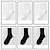 economico Assistenza sanitaria a domicilio-6 paia di calze di cotone a tubo medio da uomo e da donna nuove autunnali calze elastiche corte in tinta unita stile campus calze sportive all-match