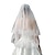 preiswerte Hochzeitsschleier-Zweischichtig Stilvoll / Europäischer Stil Hochzeitsschleier Ellbogenlange Schleier mit Paillette / Mehrlagiger Rock Tüll