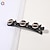 cheap Hair Styling Accessories-parkling Crystal Stone Braided Hair Clips with 3 Small Clips Pearl shaped hairpin duckbill clipBraided Hair Clip with Rhinestones for Women/Girls