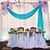 billige Vandtætte Gardiner-bryllup bue drapering stof chiffon stof draperi bryllup ceremoni reception swag dekorationer 70*550cm
