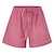 voordelige Shorts voor dames-damesshort met trekkoord zak effen daily regular zomer groen zwart roze oranje rood