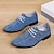cheap Men&#039;s Oxfords-Men&#039;s Oxfords Dress Shoes Cloth Loafers Vintage Business Casual Outdoor Daily Canvas Breathable Loafer Blue Gray Fall Winter