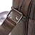 Χαμηλού Κόστους Ανδρικές τσάντες-Ανδρικά Τσάντα χιαστί Κινητό τηλέφωνο τσάντα Σταυρωτή τσάντα γνήσιο δέρμα Γραφείο Causal Καθημερινά Φερμουάρ Συμπαγές Χρώμα Καφέ