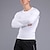 billige Løbe T-shirts og tanktops-Herre Kompressions Trøje Løbe-T-shirt Langærmet Baselag Atletisk atletiktøj Efterår Ensfarvet Spandex Hurtigtørrende Svedreducerende Power flex Åndbart Løbe Træning Bodybuilding Sportstøj Sportstøj