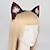 voordelige Accessoires voor haarstyling-wolf vos staart haar clip hoofdtooi oren en dierenbont staart hoofdband halloween cosplay kostuum lolita set