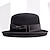 billige Festhatte-hatte 100% uld fedora hat formelt teselskab elegant med buet hovedbeklædning