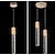 billige Øylys-led pendellampe kjøkkenlamper tak led moderne gull pendellampe mini teardrop krystall pendellampe for kjøkkenøy soverom gang entré (1-pakning)