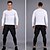 billige Løbe T-shirts og tanktops-Herre Kompressions Trøje Løbe-T-shirt Langærmet Baselag Atletisk atletiktøj Efterår Ensfarvet Spandex Hurtigtørrende Svedreducerende Power flex Åndbart Løbe Træning Bodybuilding Sportstøj Sportstøj