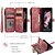 preiswerte Samsung-Handyhülle-Handy Hülle Handyhüllen Für Samsung Galaxy Z Fold 5 Z Fold 4 Z Fold 3 Brieftaschenhülle Flip Reisverschluss Vollschutz Retro PU-Leder