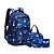 cheap Kids&#039; Bags-Men&#039;s Boys School Bag Bookbag School Geometric Galaxy Star Print Nylon Oxford Large Capacity Waterproof Breathable Zipper Blue space Dark blue starry sky deep blue space