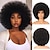 cheap Black &amp; African Wigs-Wig 70s Afro Wig for Black Women Glueless Wear and Go Wig Dark Blue Color Costume Halloween Wigs Short Afro Disco Wig Synthetic Puffy Heat Resistant Party Wigs Halloween Cosplay Party Wigs