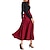 Χαμηλού Κόστους Maxi Φούστες-γυναικεία φούστα bowknot maxi πλισέ μονόχρωμο ελατήριο&amp;amp; πτώση μαύρο σκούρο κόκκινο γκρι casual καθημερινά s m l