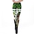 preiswerte Anime-Böden-St. Patrick&#039;s Day Kleeblatt irisch Leggins Bleistifthosen Anime 3D Grafik Für Damen Erwachsene Maskerade 3D-Druck Yoga Täglich